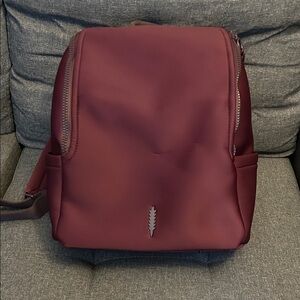 Stylish Burgundy Backpack - Thacker